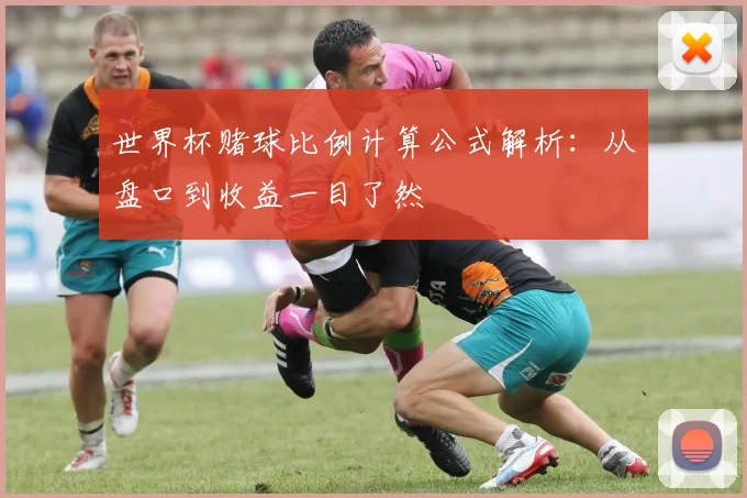 世界杯赌球比例计算公式解析:从盘口到收益一目了然